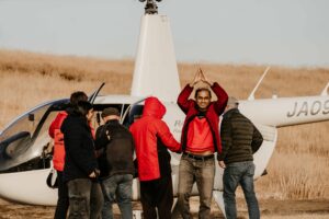 Aso Helicopter rider