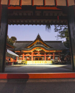 Miyazaki photography tour Aoshima shrine at sunrise