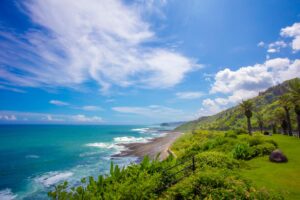 Monkey Island, Cape Toi Wild Horses, Obi Castle & Udo Jingu Tour 2 Sunny day at Horikiri Toge